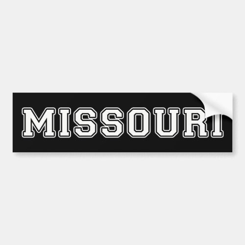 Missouri Bumper Sticker