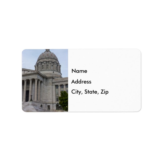 Missouri Capitol Address Labels (Front)