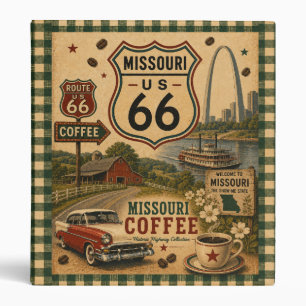 Missouri Coffee Family Recipe Americana 3 Ring Binder