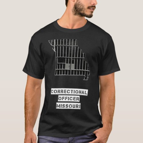 Missouri Correctional Officer Thin Gray Line T_Shirt