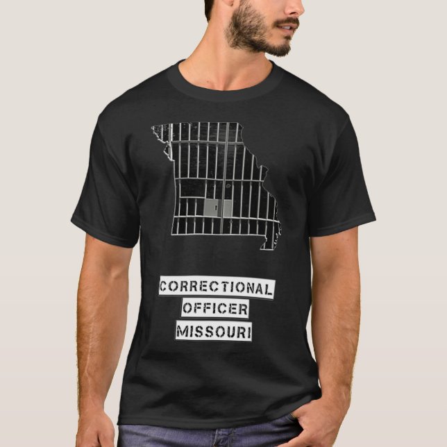 Missouri Correctional Officer Thin Gray Line T-Shirt (Front)