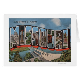 Missouri (Dam View) - Large Letter Scenes