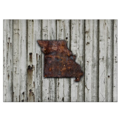 Missouri Dark Rust Cutting Board