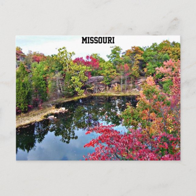 Missouri Fall Photograph Postcard (Front)