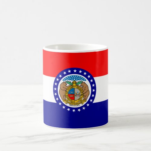 Missouri flag coffee mug