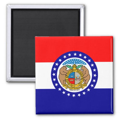 Missouri flag magnet