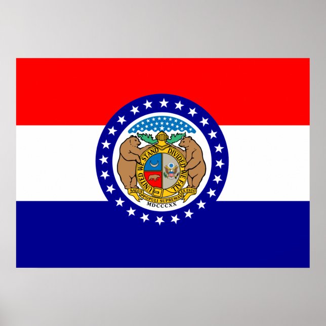 Missouri flag poster (Front)