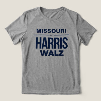 Missouri for Harris Walz Tri-Blend Shirt