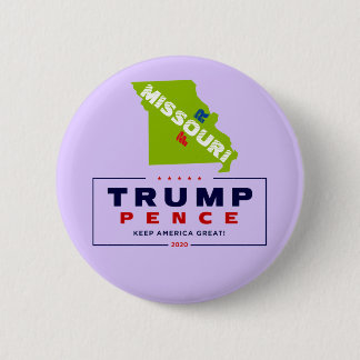 Missouri for Trump Pence 2020 Button