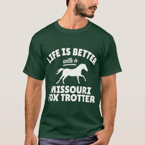 Missouri Fox Trotter Rider  Equestrian Riding Gift T_Shirt
