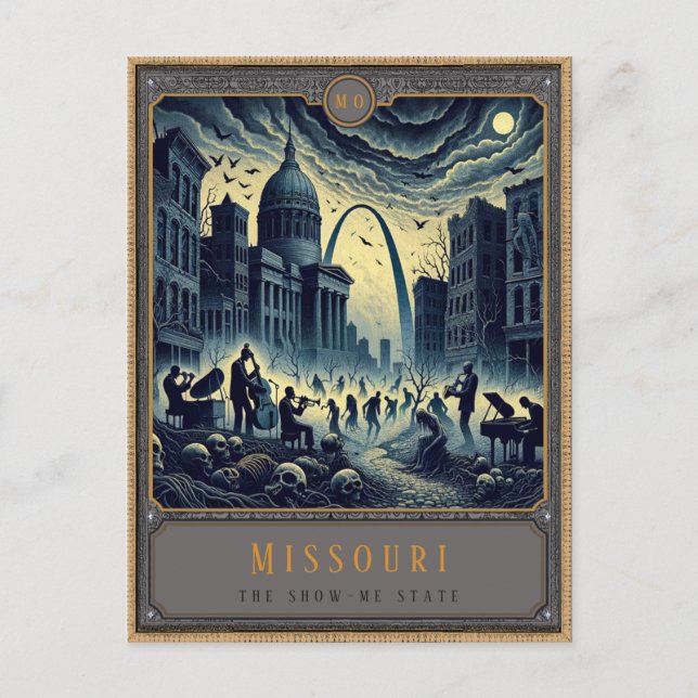 Missouri | Gothic Art Postcard (Front)