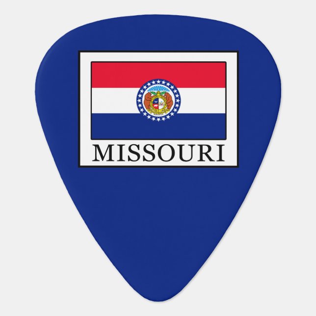 Missouri Guitar Pick (Front)