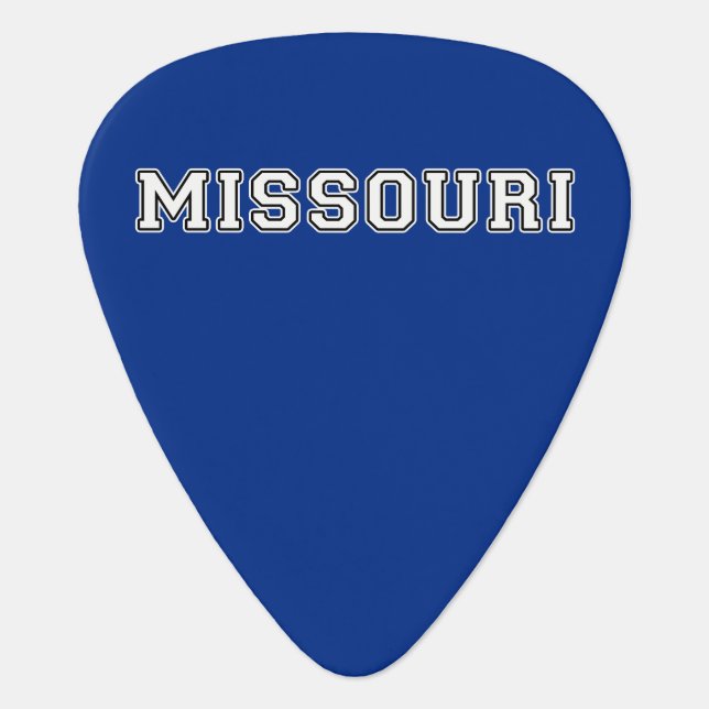 Missouri Guitar Pick (Front)