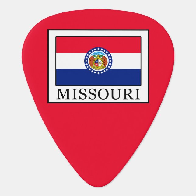 Missouri Guitar Pick (Front)