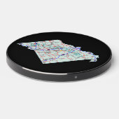 Missouri Interstate Map Wireless Charger (Front 2)