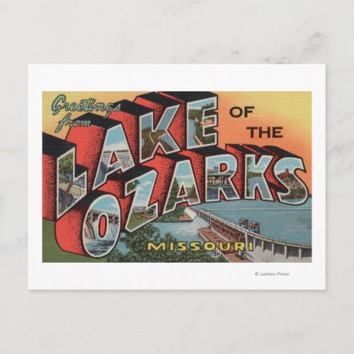 Missouri _ Lake of the Ozarks 2 Postcard