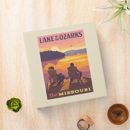 Missouri  Lake of the Ozarks 3 Ring Binder