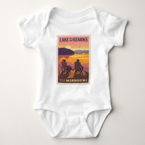 Missouri  Lake of the Ozarks Baby Bodysuit