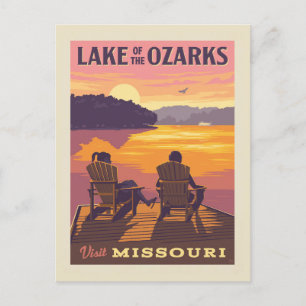 Missouri Lake of the Ozarks Postcard