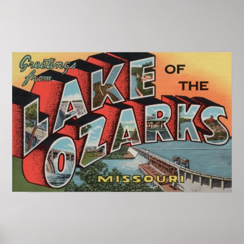 Missouri _ Lake of the Ozarks Poster