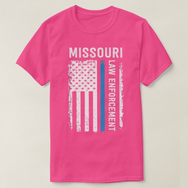 Missouri Law Enforcement  T-Shirt (Design Front)