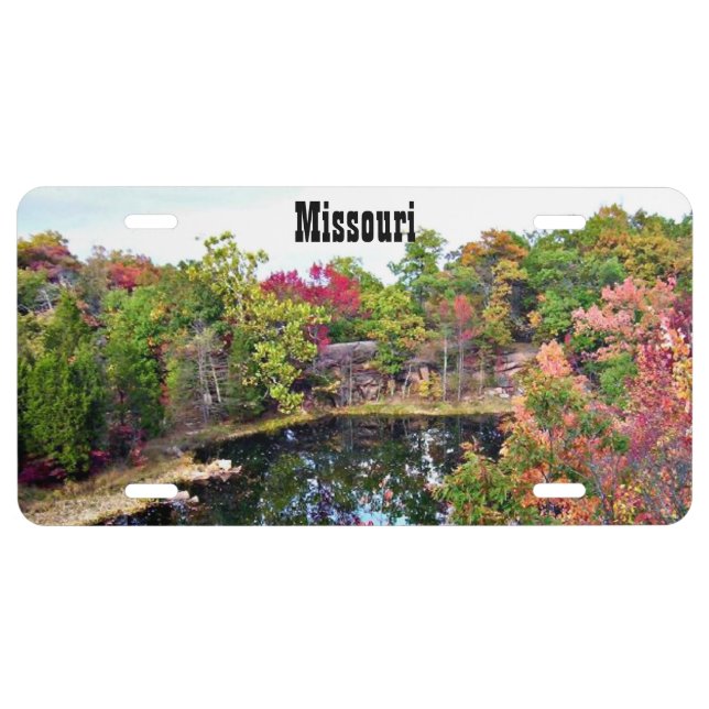 Missouri License Plate Cover (Front)