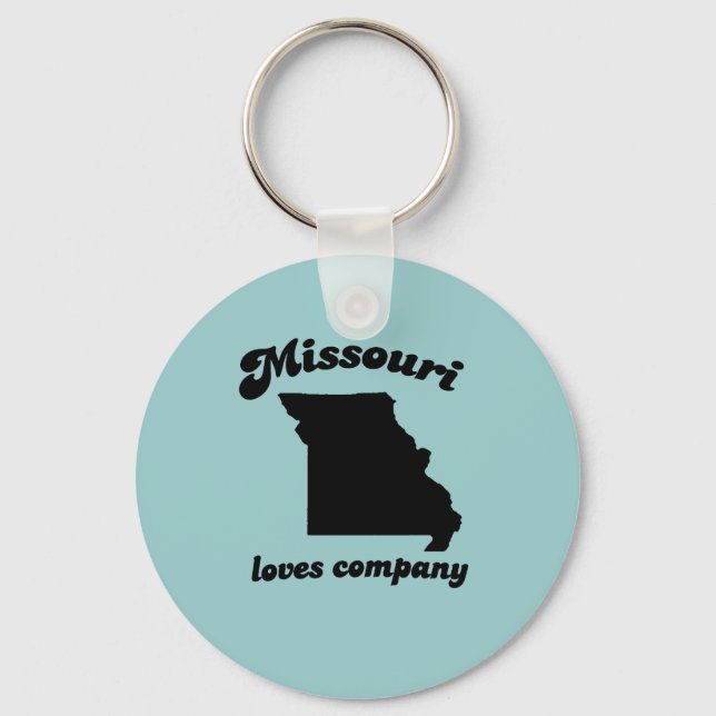 Missouri loves company keychain (Front)
