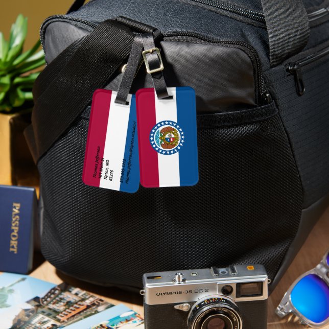 Missouri Luggage Tag (Front & Back)