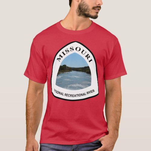 Missouri National Recreational River trail marker T_Shirt