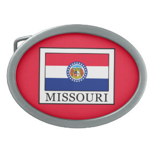 Missouri Oval Belt Buckle