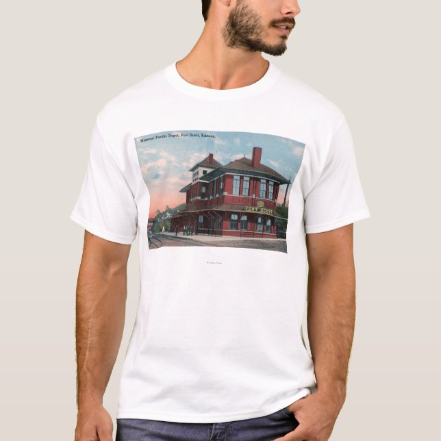 Missouri Pacific Railroad Depot T-Shirt (Front)