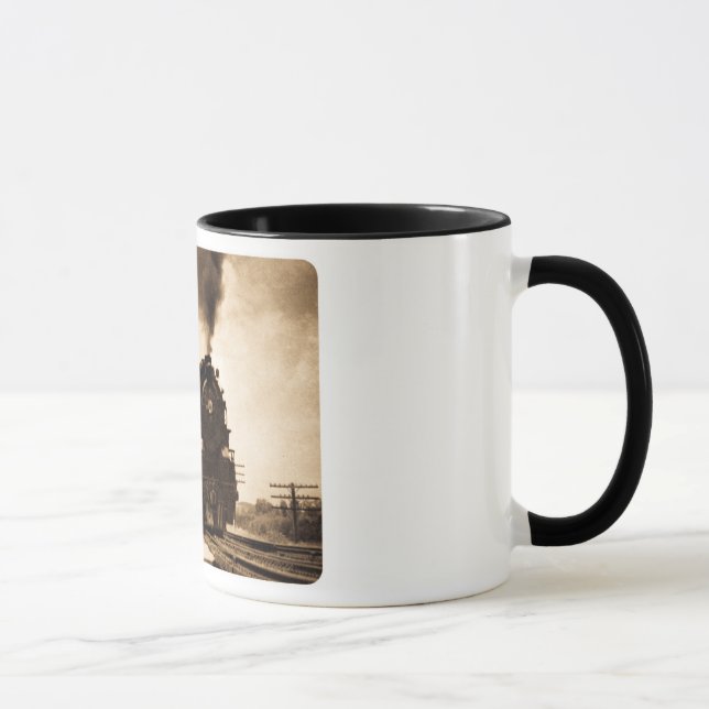 Missouri Pacific Steam Passenger Sepia Mug (Right)