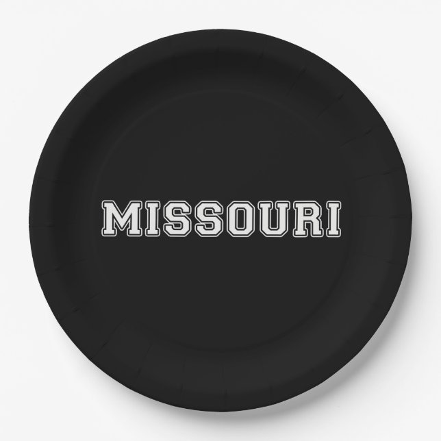 Missouri Paper Plates (Front)