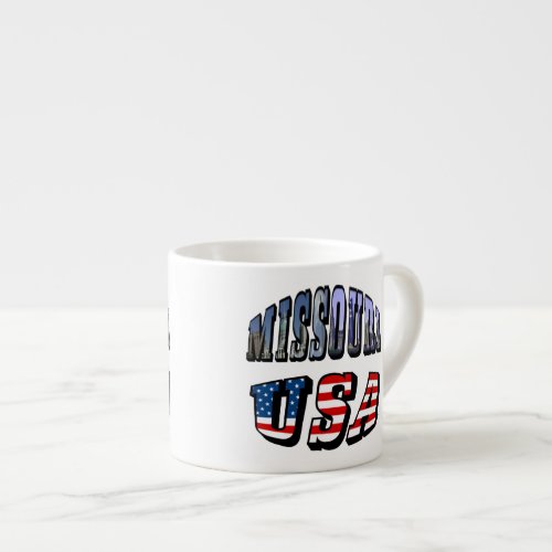 Missouri Picture and USA Text Espresso Cup