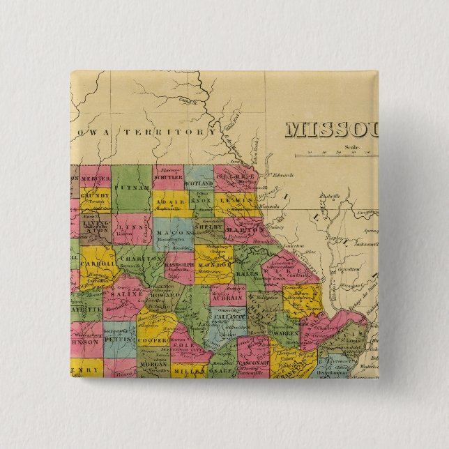 Missouri Pinback Button (Front)