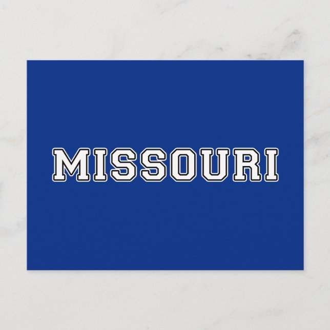 Missouri Postcard (Front)