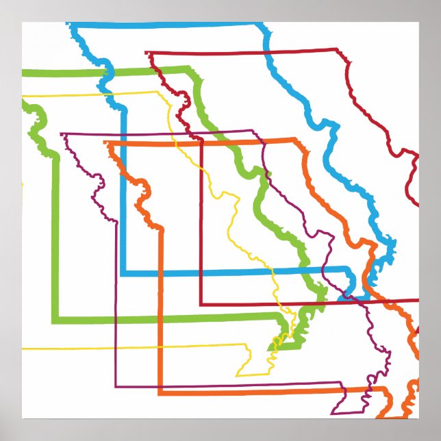 missouri pride blur poster (Front)