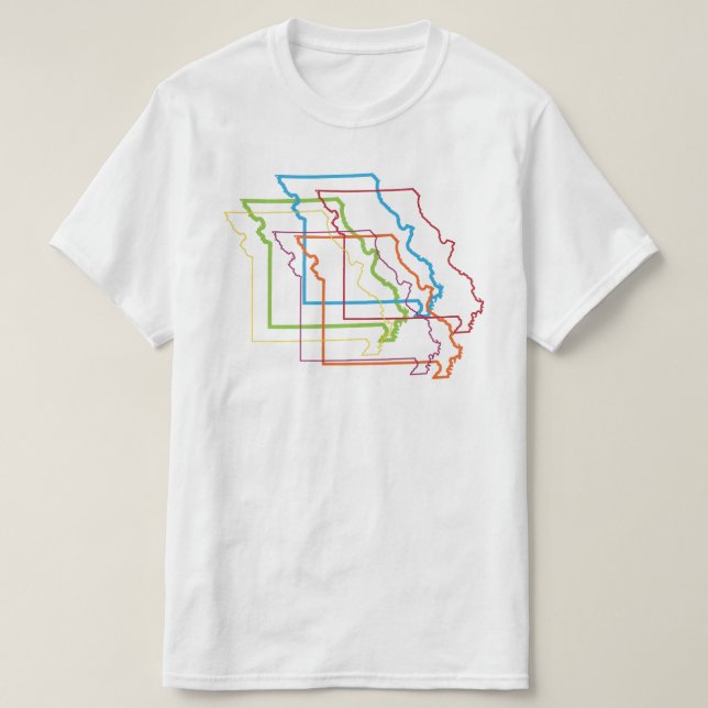 missouri pride blur T-Shirt (Design Front)