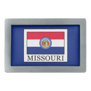Missouri Rectangular Belt Buckle