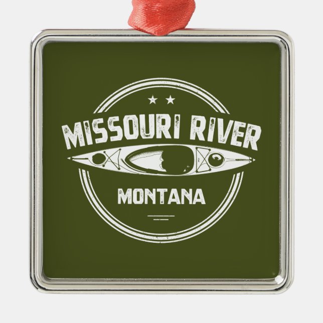Missouri River, Montana Metal Ornament (Front)