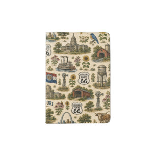 Missouri Route 66 Border Gateway Passport Holder
