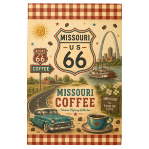 Missouri Route 66 Coffee Bar Home Decor Gift