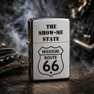 Missouri Route 66 Custom Road Trip Gift Zippo Lighter