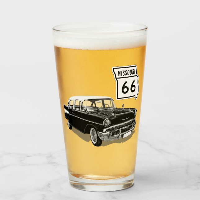 Missouri Route 66  Glass (Front Filled)