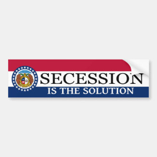 Missouri Secession Bumper Sticker