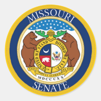 MISSOURI SENATE CLASSIC ROUND STICKER