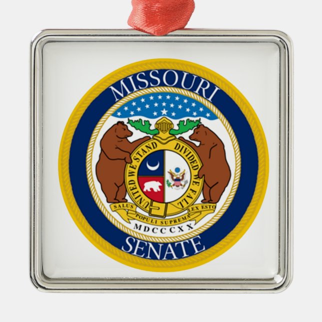 MISSOURI SENATE METAL ORNAMENT (Front)