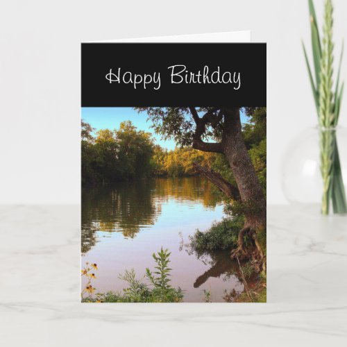 Missouri Shoal Creek at Dusk Birthday for Men