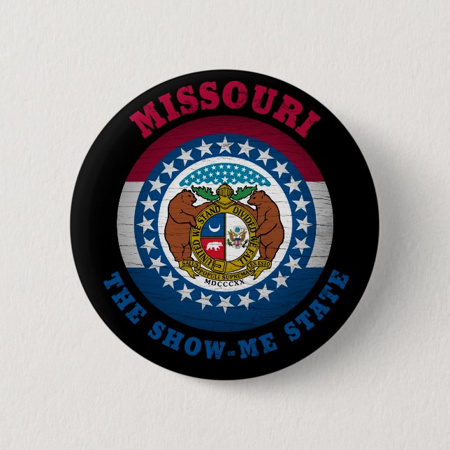 MISSOURI SHOW-ME STATE FLAG BUTTON (Front)
