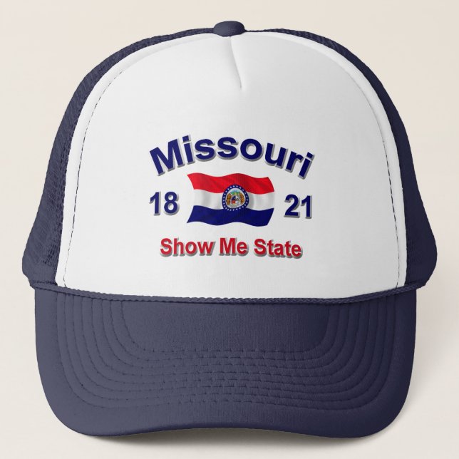 Missouri Show Me State Trucker Hat (Front)